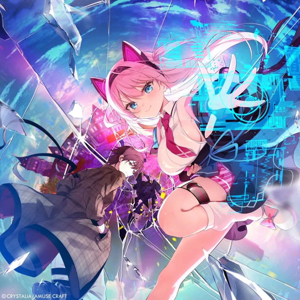 Karya Visual Novel terbaru dari Crystalia, nuansa lagu bergenre edm dan cerita berbalut teknologi