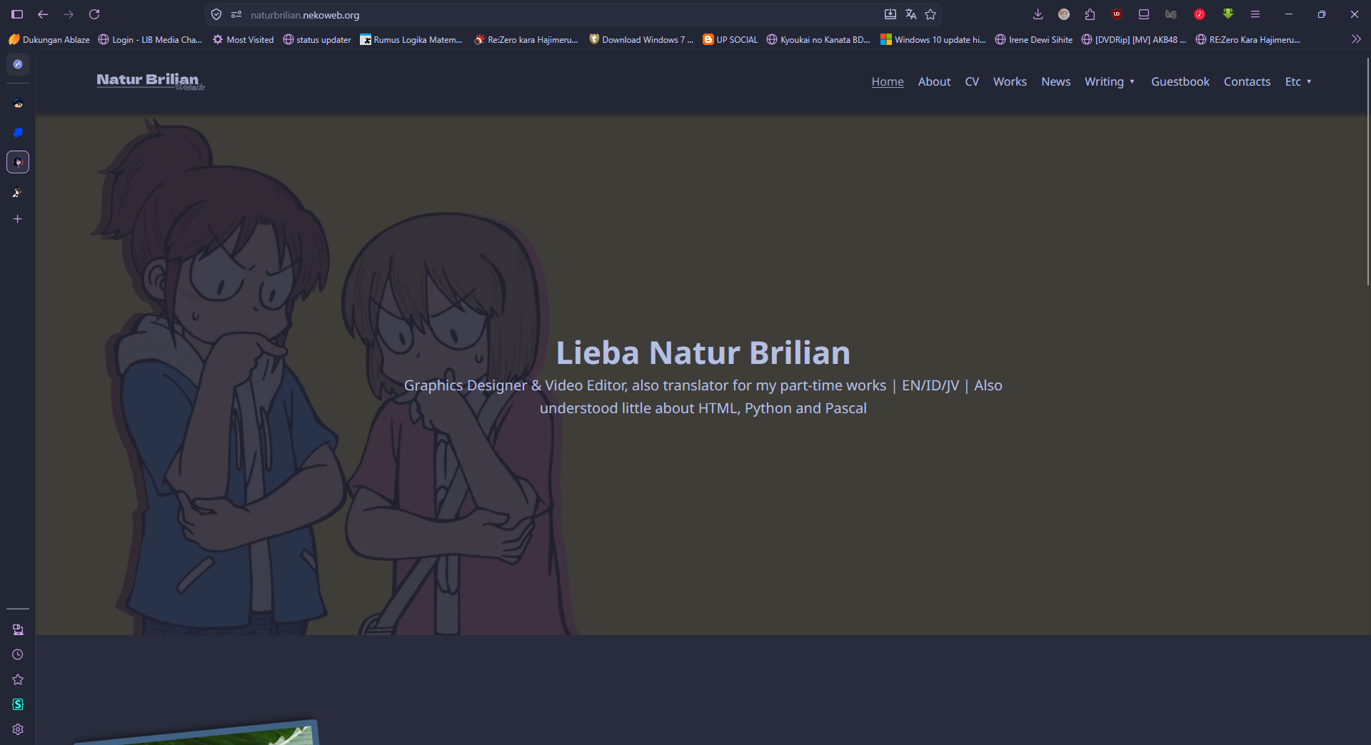 my main web