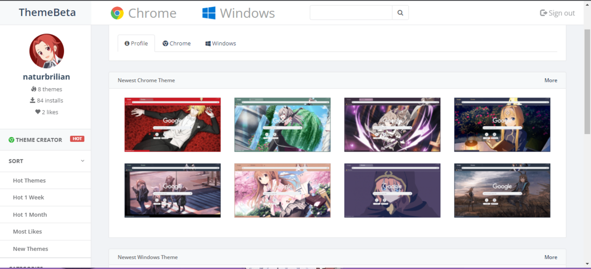 theme beta