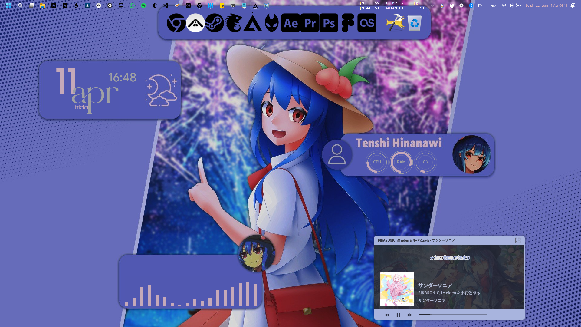 Let's Go To the Holiday | Tenshi Hinanawi