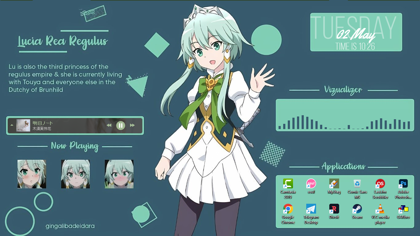 Lucia Rea Desktop Customization